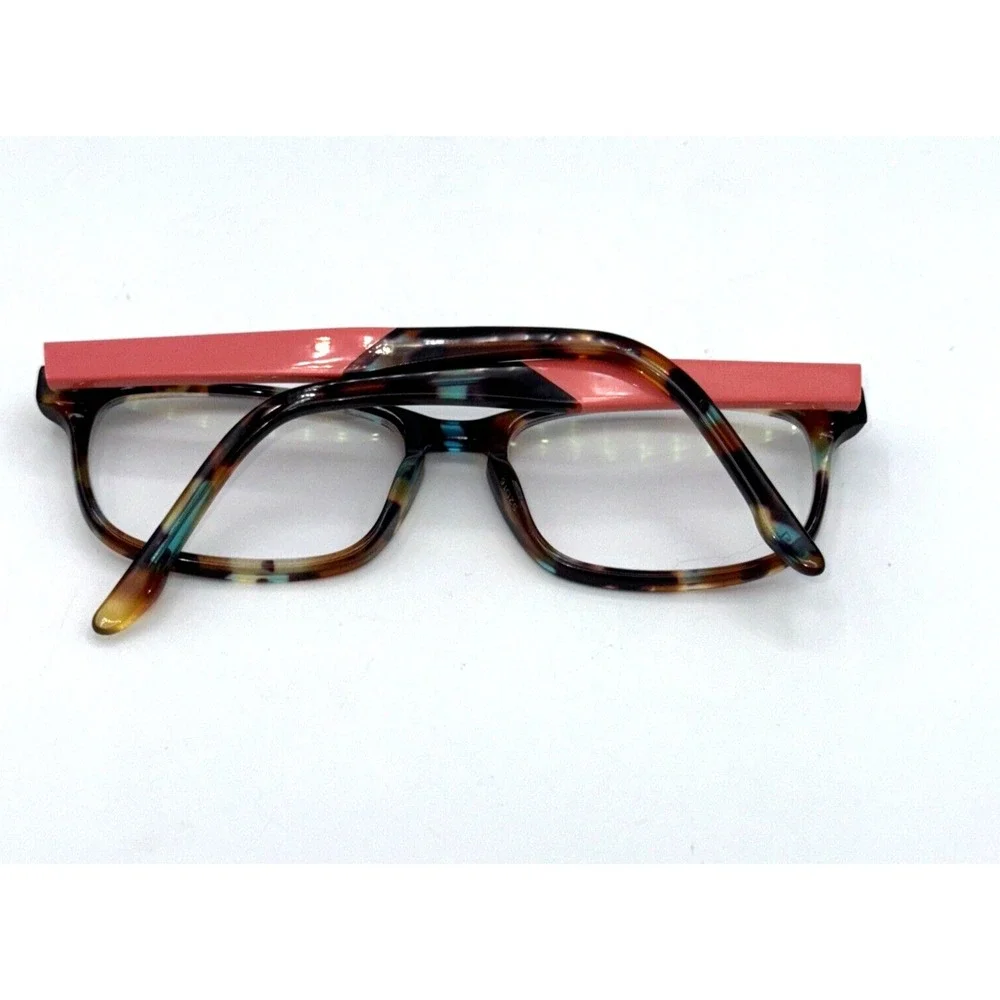 Phoebe Eyeglasses Frame P268 Women Tortoise Coral Full Rim 52-16-135 FRAME ONLY